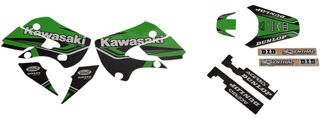 ΛΥΡΗΣ FLU DESIGNS ΣΕΤ ΑΥΤOKOΛΛΗΤΑ PRO TEAM SERIES 4 ΓΙΑ KAWASAKI KLX 110 R 2002-2009, 21095