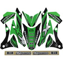 ΛΥΡΗΣ FLU DESIGNS ΣΕΤ ΑΥΤOKOΛΛΗΤΑ PRO TEAM SERIES 4 ΓΙΑ KAWASAKI KX 85 2014-2019, 21098