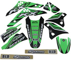 ΛΥΡΗΣ FLU DESIGNS ΣΕΤ ΑΥΤOKOΛΛΗΤΑ PRO TEAM SERIES 4 ΓΙΑ KAWASAKI KXF 250 2006-2008, 21105