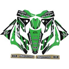 ΛΥΡΗΣ FLU DESIGNS ΣΕΤ ΑΥΤOKOΛΛΗΤΑ PRO TEAM SERIES 4 ΓΙΑ KAWASAKI KXF 450 2012-2015, 21106