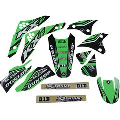 ΛΥΡΗΣ FLU DESIGNS ΣΕΤ ΑΥΤOKOΛΛΗΤΑ PRO TEAM SERIES 4 ΓΙΑ KAWASAKI KXF 450 2006-2008, 21108