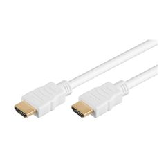 Καλώδιο GOOBAY HDMI 2.0 με Ethernet 61019, 4K/60Hz 18Gbit/s, 1.5m, λευκό