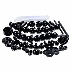 ΚΙΤ ΒΙΔΕΣ ΠΛΑΤΥΚΕΦΑΛΕΣ ALUMINIUM FAIRING KIT FSU089BK BLACK| PRO BOLT