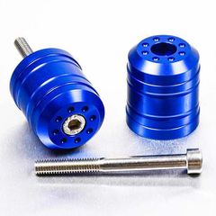 ΑΝΤΙΒΑΡΑ ΤΙΜΟΝΙΟΥ ΑΛΟΥΜΙΝΙΟΥ PAIR BAR ENDS SUZUKI 20 (70mm BOLTS) BARENDSU20-70B BLUE | PRO BOLT