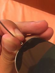 ΓΥΑΛΙΑ ΗΛΙΟΥ RAYBAN ΓΝΗΣΙΑ ΜΙΚΡΟ ΜΕΓΕΘΟΣ, AΣΗΜΙ ΦΑΚΟΣ-ΣΚΕΛΕΤΟΣ