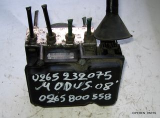 ABS RENAULT MODUS  2008-2012 ABS+ESP BOSCH 0265232075 ,0265800558,8200747138