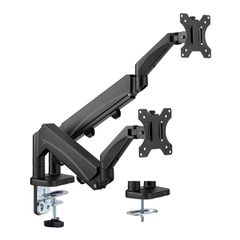 Βάση γραφείου BRATECK LDT56-C024 για 2 οθόνες 17"-32" βάρος έως 9kg ανά οθόνη με διάσταση 1005x114x594mm