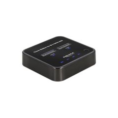 Docking station DELOCK clone function 2x θύρες M.2 SSD με ταχύτητα μεταφοράς 6Gbps μαύρο