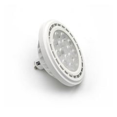 Λάμπα LED με ντουί AR111 GU10 15W PC με λευκό σώμα 230VAC 6500Κ με ψυχρό λευκό φως με δέσμη 36°