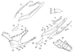 ΣΠΟΙΛΕΡ ΑΒΑΦΟ ΓΙΑ SCOOTER GILERA-NEXUS-125/250/300/500-ORIGINAL-975064