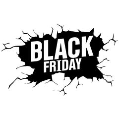 Αυτοκόλλητo Βιτρίνας Black Friday