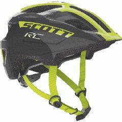 Scott Spunto Junior Helmet με φως black/radium yellow RC