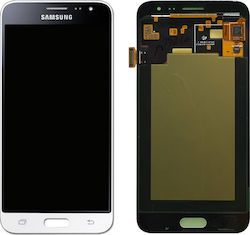 Samsung Οθόνη για Galaxy J3 2016 Λευκό