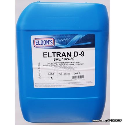 ΛΙΠΑΝΤΙΚΟ ELDON'S ELTRAN D - 9 SAE 10W/30 20L