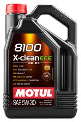 Λιπαντικό Κινητήρα Motul 8100 X-Clean EFE 5W30 5lt