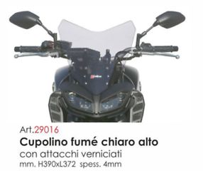 ΖΕΛΑΤΙΝΑΚΙ YAMAHA MT09(017-018) ΨΗΛΟ FUME LIGHT FACO