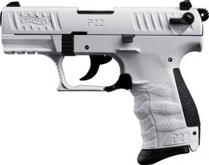 WALTHER P22Q WHITE EDITION 9mm Πιστόλι αντίγραφο starter pistol-ισχυρού κρότου Σηματοδοσίας