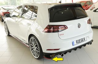 NYXIΑ ΠΙΣΩ DIFFUSER RIEGER VW GOLF 7 GTI-TCR
