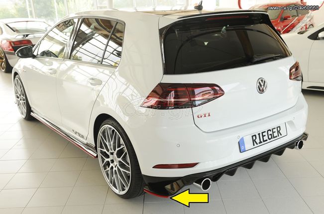 NYXIΑ ΠΙΣΩ DIFFUSER RIEGER VW GOLF 7 GTI-TCR