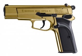 Browning GPDA 9 Gold 9mm Πιστόλι αντίγραφο starter pistol-ισχυρού κρότου Σηματοδοσίας με ΔΩΡΟ 1 κουτί αβολίδωτα Σηματοδοσίας (50 τμχ) ΒΛΕΠΕ ΣΗΜΑΝΤΙΚΗ ΠΡΟΕΙΔΟΠΟΙΗΣΗ ΑΣΦΑΛΕΙΑΣ ΠΕΛΑΤΩΝ