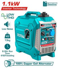 Γεννήτρια Βενζίνης Βαλιτσάκι TOTAL INVERTER 1,3 KVA / 1.100W ( TP515006 )