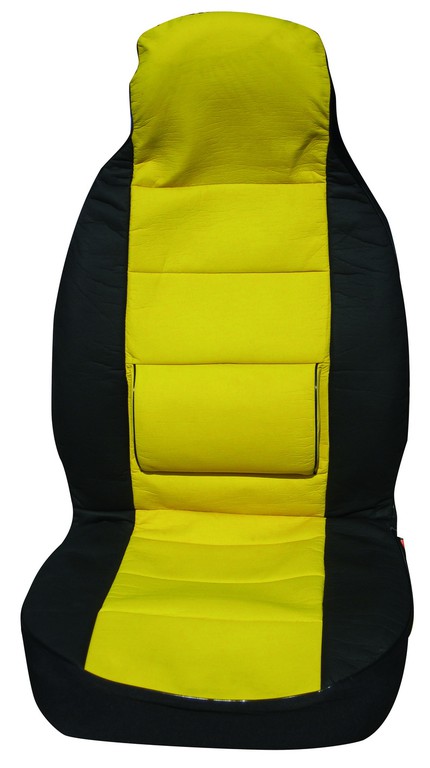 Πλατοκαθισμα Δερματινη Yellow Tem
