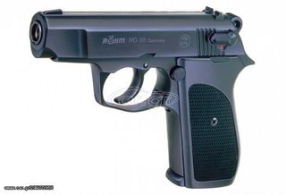 ROHM RG88 BLACK 9mm Πιστόλι αντίγραφο starter pistol-ισχυρού κρότου Σηματοδοσίας