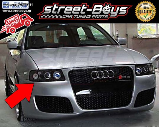 ΦΑΝΑΡΙΑ ΕΜΠΡΟΣ *ANGEL EYES* AUDI A3 8L (1996-2000) [V1.1] | ® STREETBOYS - CAR TUNING SHOP