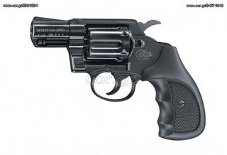Colt Detective Special BLACK 9mm Πιστόλι αντίγραφο starter pistol-ισχυρού κρότου Σηματοδοσίας