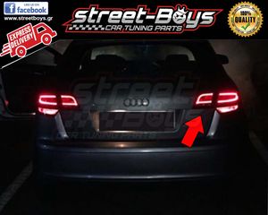 ΦΑΝΑΡΙΑ ΠΙΣΩ *LED* RED WHITE AUDI A4 B6 - STREET BOYS - CAR TUNING SHOP