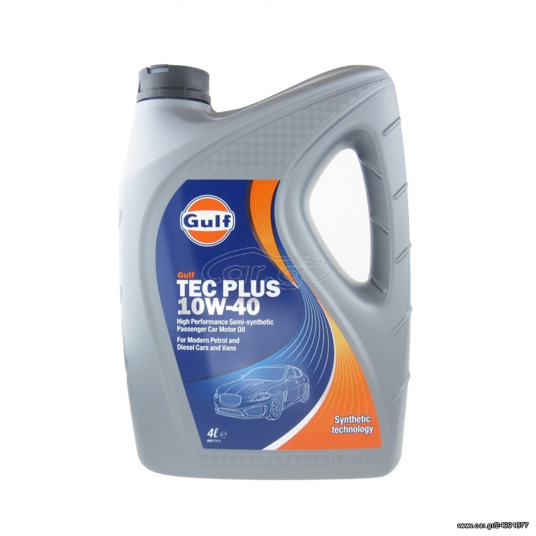 GULF TEC PLUS 10W-40 4LΤ