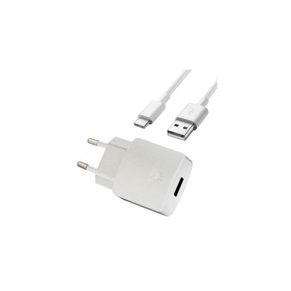 Huawei USB Type C Cable & Wall Adapter White