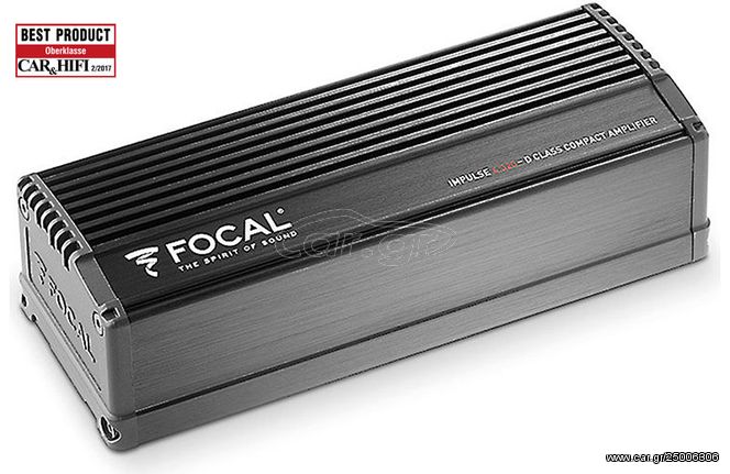 Focal IMPULSE 4.320 miniature 4-channel digital amplifier delivering 4 x 55 Watts