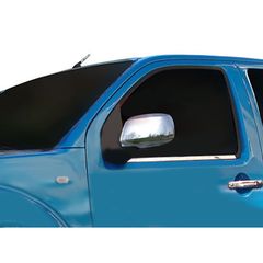 NISSAN PATHFINDER SUV R51 2005-2012 / NAVARA D40 / SUZUKI EQUATOR καπάκια καθρεφτών χρωμίου 2 τμχ. μεταλλικά