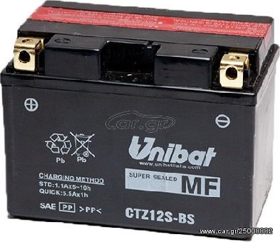 ΜΠΑΤΑΡΙΑ UNIBAT YTZ12S-BS 12V