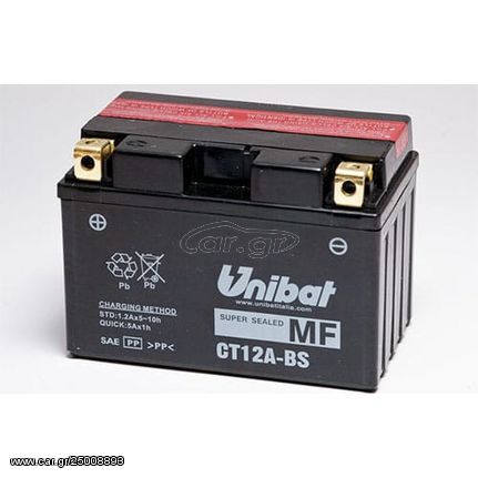 ΜΠΑΤΑΡΙΑ UNIBAT YT12A-BS 12V