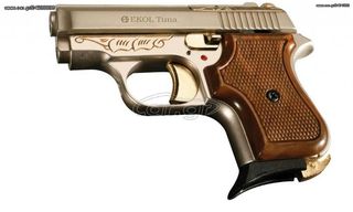 EKOL TUNA SATIN ENGRAVED 8mm Πιστόλι αντίγραφο starter pistol-ισχυρού κρότου Σηματοδοσίας