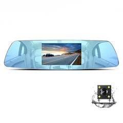 Καθρέπτης Αυτοκινήτου με Οθόνη Αφής LCD 5,0, Κάμερα Καταγραφικό Full HD 1080p DVR, Κάμερα Οπισθοπορείας, Ανιχνευτή Κίνησης, G-Sensor, Νυχτερινή Λήψη