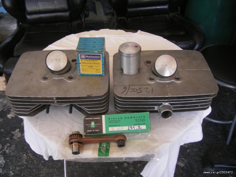 Sachs 125 κυλινδροι, πιστονια, μπιελες, ολα τα σταδια πιστονια
