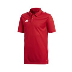 Adidas Παιδικό Καλοκαιρινό Polo Κοντομάνικο Κόκκινο Core 18 CV3681
