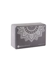 Ecowellness Yoga Block QB022 Yoga Τουβλάκι Γκρι 22x7.5x15cm