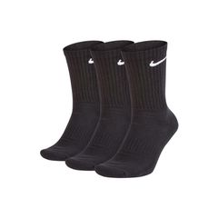 Nike Everyday Cushioned SX7664-010 Αθλητικές Κάλτσες Μαύρες 3 Ζεύγη