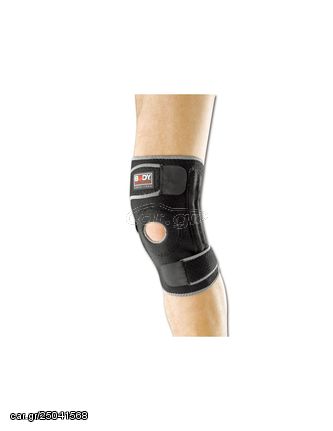 Body Sculpture Knee Stabilizer Επιγονατίδα με Οπή σε Μαύρο χρώμα