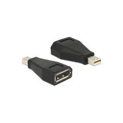Αντάπτορας DELOCK mini DisplayPort σε DisplayPort 65238, 4K, μαύρος
