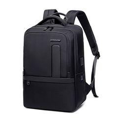 Τσάντα πλάτης ARCTIC HUNTER με θήκη laptop 15.6" με χωρητικότητα 27L με θύρα USB μαύρη