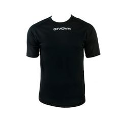 Givova One Ανδρικό Αθλητικό T-shirt Κοντομάνικο Μαύρο MAC01-0010