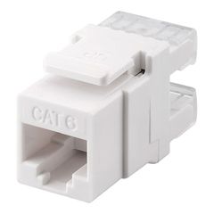 GOOBAY Keystone module RJ45 CAT 6 95740 UTP 250MHz σε λευκό χρώμα