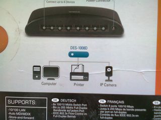 D-Link switch 8-port DES-1008D-thumb-2