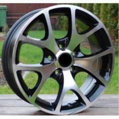 iELASTIKA ΖΑΝΤΕΣ OPEL STYLE (870) 6.5X16 5X110 ET39 BLACK FACE MACHINED 