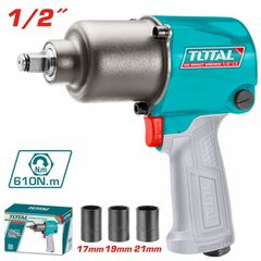 Αερόκλειδο 1/2" TOTAL 610Nm TAT40122
